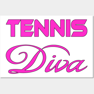 Tennis Diva Posters and Art